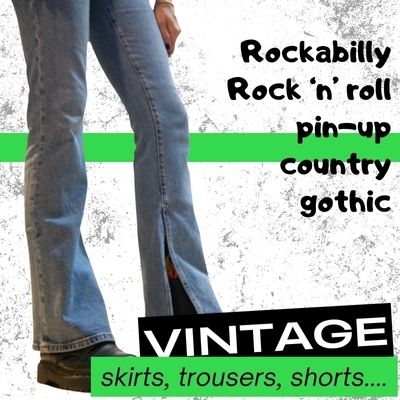 Faldas, pantalones Vintage ▷ mujer ▷ Rock 'n' roll, country y más 🧟